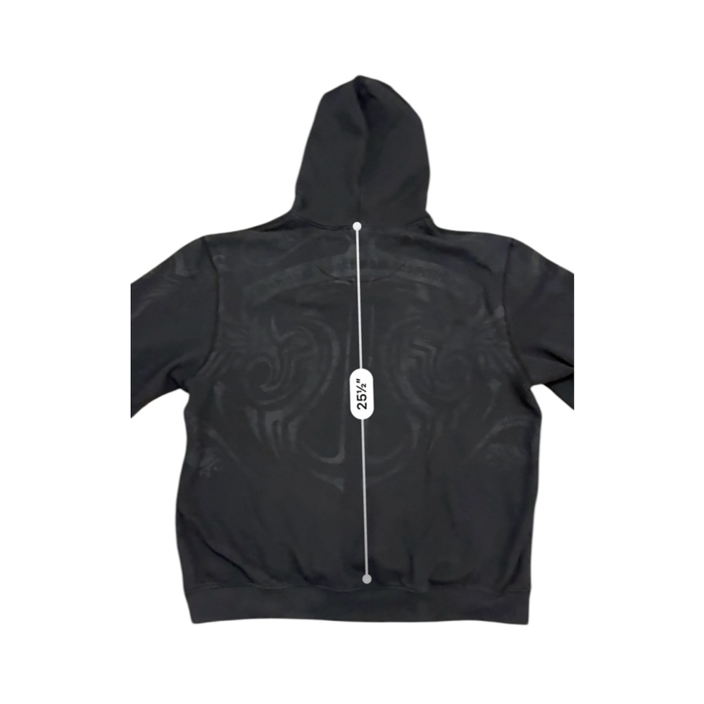 ADIDAS MEN'S OKLAHOMA THUNDER NBA ALL-OVER PRINT GOTHIC HOODIE Size XL - Picture 5 of 9